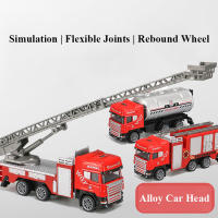 Camión De Bomberos De Aleación 1/64 Vehículo De Rescate Simulación Con Escalera De Incendio Modelo De Ingeniería Para Niños Regalo De Navidad - details 0