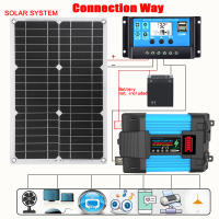 Inversor Solar de 6000W, sistema de Panel Solar de cc 12V a CA 110V-220V, convertidor de onda sinusoidal mejorada, carga inteligente de batería - details 6