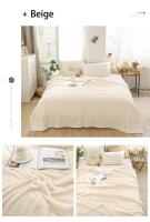 Manta De Terciopelo Coral Japonesa 300gsm Estilo Primavera Verano Suave Y Fluffy Falso Piel De Mocoso Cubierta De Sofá Sólida Manta De Cama En Cuadros - details 21