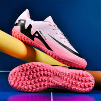 Nuevos Zapatos De Fútbol Ultraligeros Para Hombres Con Suela De Goma Respirables Y Microfibra Botas De Fútbol De Interior Con Tornillo Largo Entrenamiento Deportes Y Moda - details 2