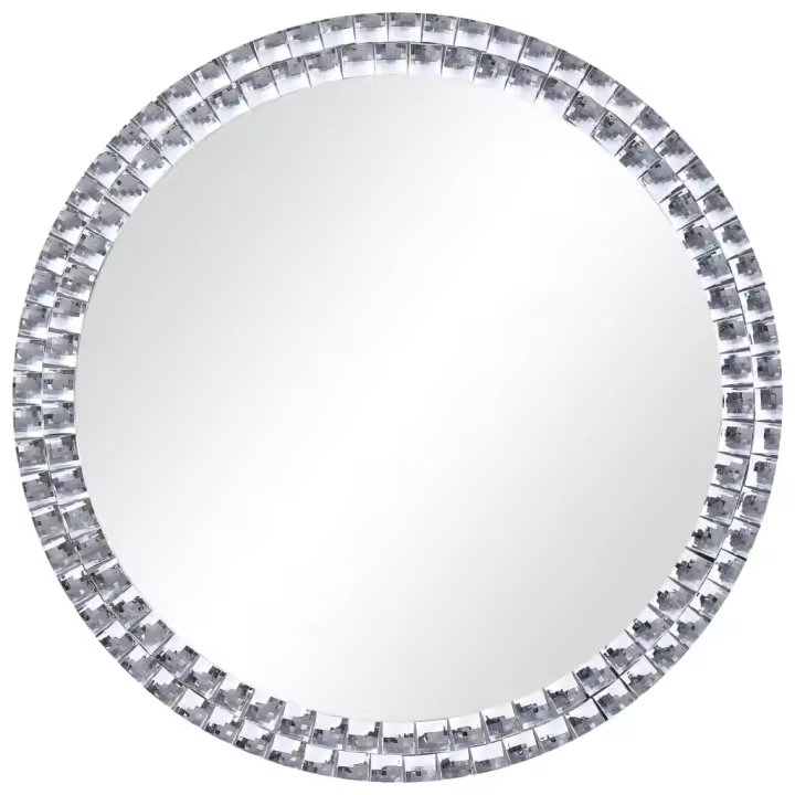 Espejo bañoEspejo de pared de vidrio templado 60 cm - 1