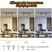Spotlight Gu10 Dimmable Luz De Pista Inteligente Para Cocina Y Decoración 110V Bombilla Incluida Instalación Sencilla Moderno - details 3