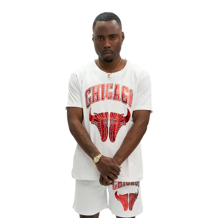 Camiseta Area Zero Blanca/Roja Golden Sneakers Tee - 1