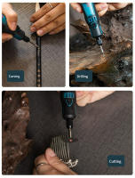 Kit De Herramientas Rotativas Recargables Por USB 3 Velocidades Mini Herramienta Eléctrica Para Bricolaje Taladro Pulido Grabado - details 7