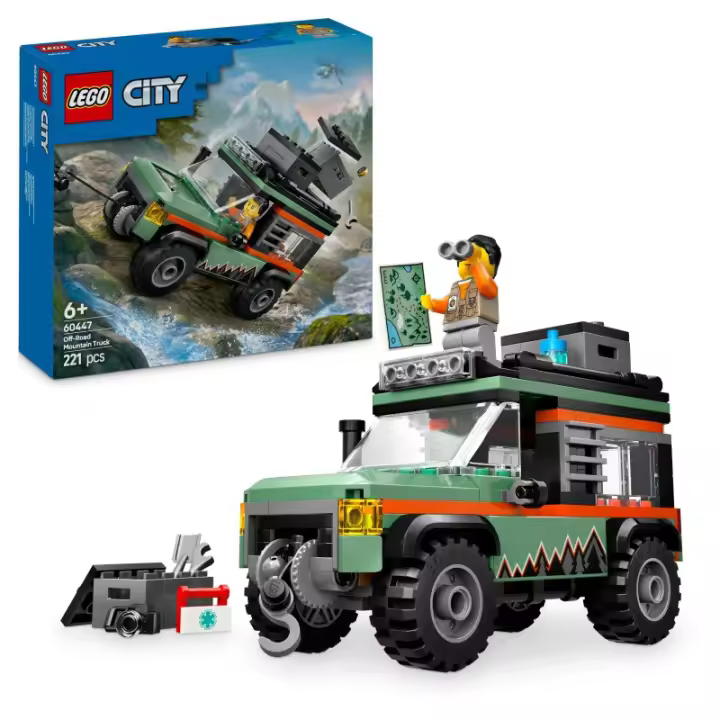 LEGO City 60447 Todoterreno 4x4 de Montaña Contiene 221 piezas - Edad recomendada a partir de 6+ años 25L60447 - 1