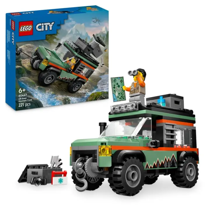 LEGO City 60447 Todoterreno 4x4 de Montaña Contiene 221 piezas - Edad recomendada a partir de 6+ años 25L60447 - 1