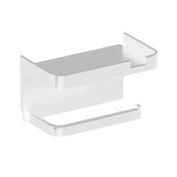 Soporte De Papel Toalla De Baño Montado En La Pared Antirrosa Plástico Grueso Almacenamiento Estante Para Cocina Y Baño - details 3