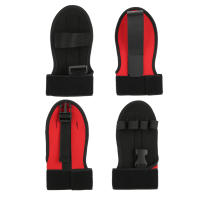 Guante Auxiliar De Dedos Negro Para Rehabilitación Y Entrenamiento De Mano Guante De Fuerza Con Cierre Para Tratamiento De Lesiones En La Mano Tamaño Aproximado 22x11x1cm Peso Aproximado 45g - details 7