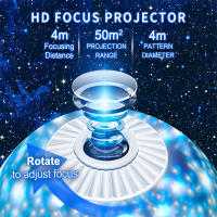 Proyector De Noche Estelar Para Niños 360° Rotativo Planetario Galaxia Lámpara LED Regalo De Cumpleaños O Navidad - details 3