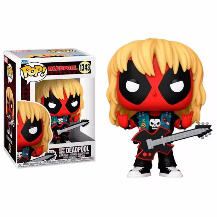 Funko Pop! Marvel, Heavy Metal Deadpool 1343 - 1