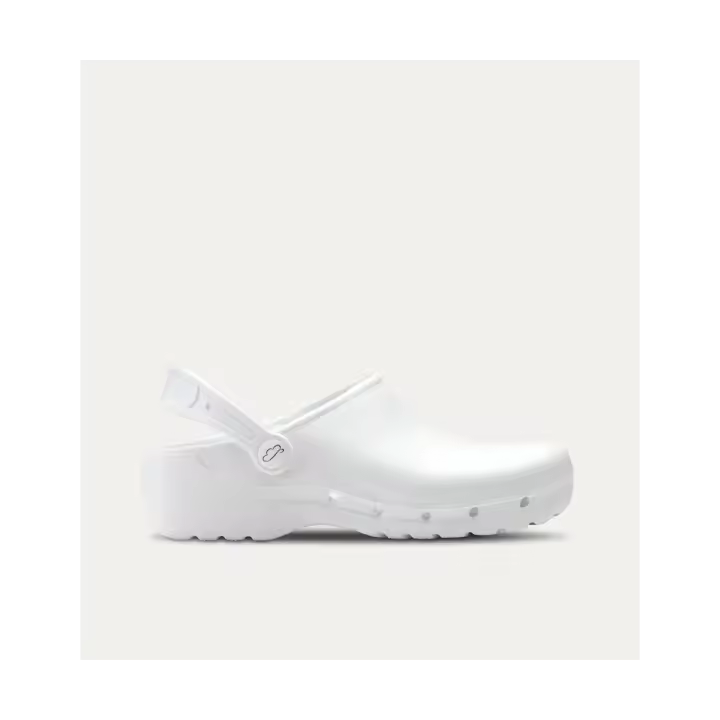 Zuecos Antiestáticos blancos mujer   Textil, extraible, efecto memoria y antibacteriano - 1