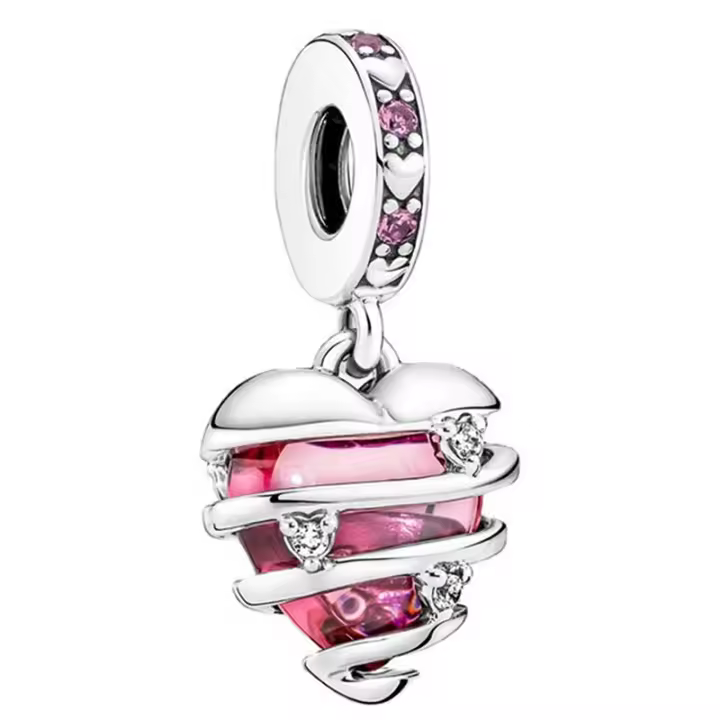 Joyería mejor mamá corazón cuentas fit pulsera Collar para mujer niñas, colgante perlas con zirconia cúbico, feliz cumpleaños Navidad Halloween Día de San Valentín regalos - 1