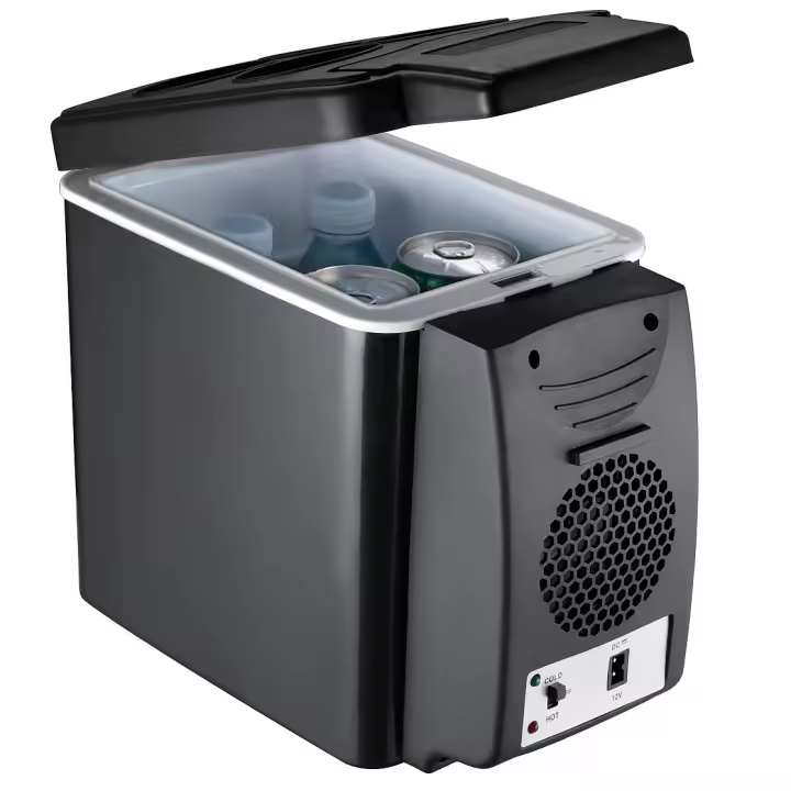 Mini refrigerador portátil para coche eléctrico, 6L, 12V, caja refrigeradora para vehículo, transformadores electrónicos, calentador esencial, congelador - 1