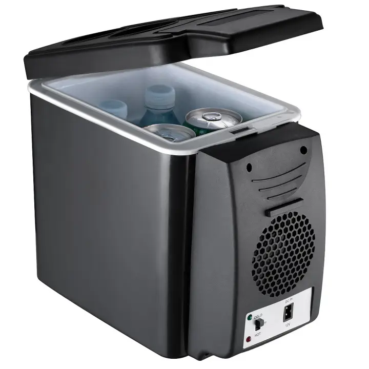 Mini refrigerador portátil para coche eléctrico, 6L, 12V, caja refrigeradora para vehículo, transformadores electrónicos, calentador esencial, congelador - 1