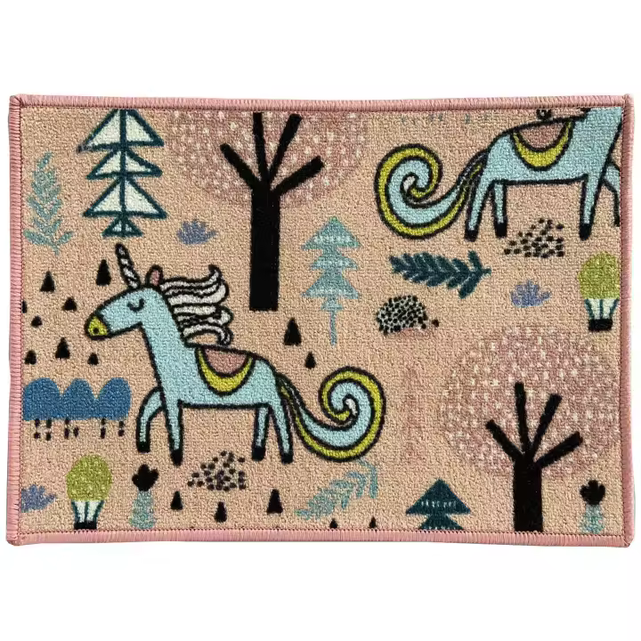 Alfombra infantil dormitorio para niños niñas - Unicornios 7350010-1 - 1