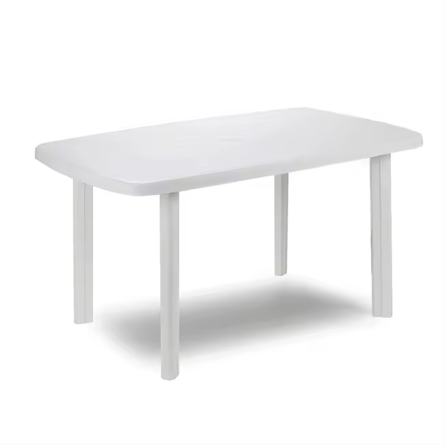 Mesa Jardín o terraza resina faro Blanca 137x85 cm - 1