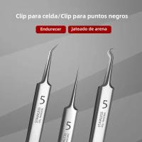 Aguja De Acné Ultra-Fina Para Limpiar Profundamente Los Puntos Negros Y Película De Las Piel De La Cara Herramienta De Cuidado De La Piel De Belleza Y Salón De Belleza - details 0