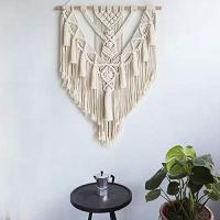Macrame Tapiz Decoración de La Pared Bohemia Estilo Bohemio Tejido Decoración Del Hogar 55X70 Cm - details 3