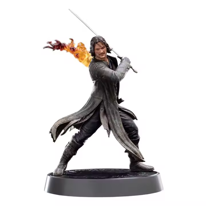 El señor de los anillos figures of fandom estatua pvc aragorn 28 cm - 1