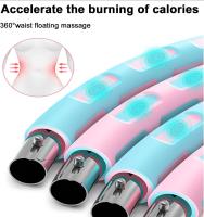 Profesional 6 Secciones Extraíble Entrenamiento Hula Hoop Fitness,Weighted Hula Hoop,Acero Inoxidable Núcleo con Suave Grueso Espuma Exercise Hoop para Adultos Perder Peso - details 6