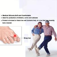 Protector De Dedos De Silicona Anti-Abrazeo Y Anti-Dolor Separador De Dedos Pálido Para Uso Diario Un Paquete Por Pie - details 2