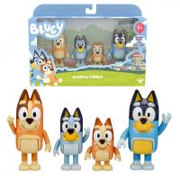 Cpa Toy Pack de 4 Figuras de la Familia Bluey - Colección Ideal para Fans de la Serie - details 1