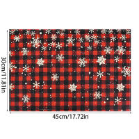1Pc Almohadilla De Comedor De Lino Con Estampado De Navidad Para 2024 Tapete Para Vajilla Y Taza De Cocina Y Sala De Estar Decoración De Hogar Y Hotel - details 9