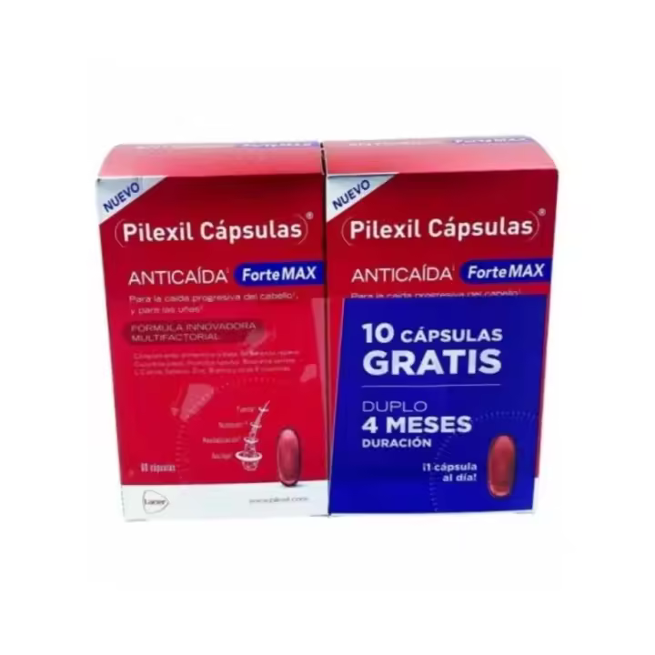 Pilexil Anticaída Forte Max Duplo 2x60 Cápsulas ✅ Entrega 24/72h - 1