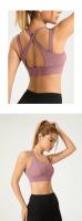 MOV-Sujetador Deportivo de alta intensidad a prueba de Golpes con Tiras se duplique, sujetador de Yoga de Doble Capa para fitness que muestra el busto,Sujetador de fitness que muestra sujetador de yoga nude - details 13