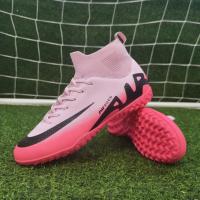 Zapatos De Fútbol Para Hombres TF Antideslizantes Deportivos Para Niños Y Unisex Zapatos De Futsal Profesionales Entrenamiento En Pradera Zapatillas De Fútbol Al Aire Libre - details 4