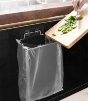 Soporte De Saco De Basura De Acero Inoxidable Organizador De Bolsas De Supermercado Y Toallas Para Cocina Y Armarios - details 8