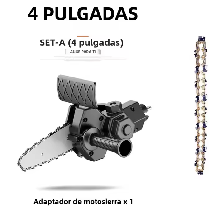 Kit De Conversión Portátil JANGKLIFE Para Taladro Eléctrico a Taladro De Cadena 4/6 Pulgadas Herramienta De Madera Para Podar Y Trabajar - 1
