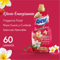 SUAVIZANTE ASEVI PASION Y TIARE - PACK3 BOTELLAS 180 LAVADOS CON SEDUCTORAS ESENCIAS EFECTO ENEGIZANTE - details 0