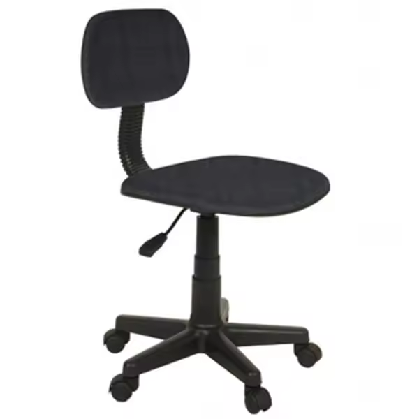 Adec Silla de escritorio Lucky giratoria gris 76-88x54x54 cm - 1