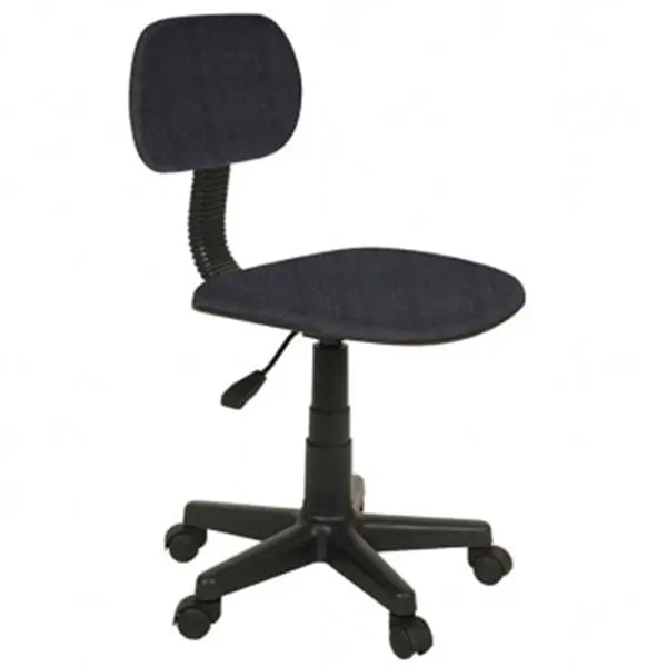 Adec Silla de escritorio Lucky giratoria gris 76-88x54x54 cm - 1