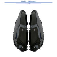 Accesorios Para Motocicleta Yamaha Xmax300 XMAX300 2023-2024 Cubierta Protectora De Freno Trasero En ABS Casco De Material Duradero - details 0