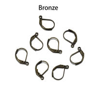 50pcs Gancho Para Pendientes De Color Oro Herramientas De Bajo Costo Para Fabricación De Joyería DIY Anillo Base De Metal Para DIY - details 11
