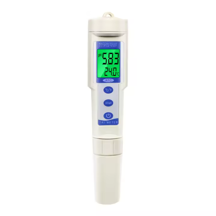 PH EC TEMP Meter Digital Pen Type 3 In 1 Multi-parameter Drink Water Quality Tester for Aquarium, Pools PH Monitor Meter 40% off - 1
