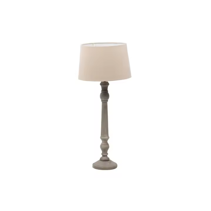 Adda Home - Lámpara de Mesa Madera Gotan 47x53x84 Cm - Diseño Moderno y Funcional - 1