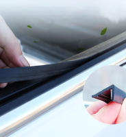 Tira De Sellado Para Ventanas De Coche Universal De Goma Resistente Al Agua Y Al Viento Aislante De Ruido Forma 7 Para Cubrir El Espacio Entre El Parabrisas Y El Body Del Coche - details 0