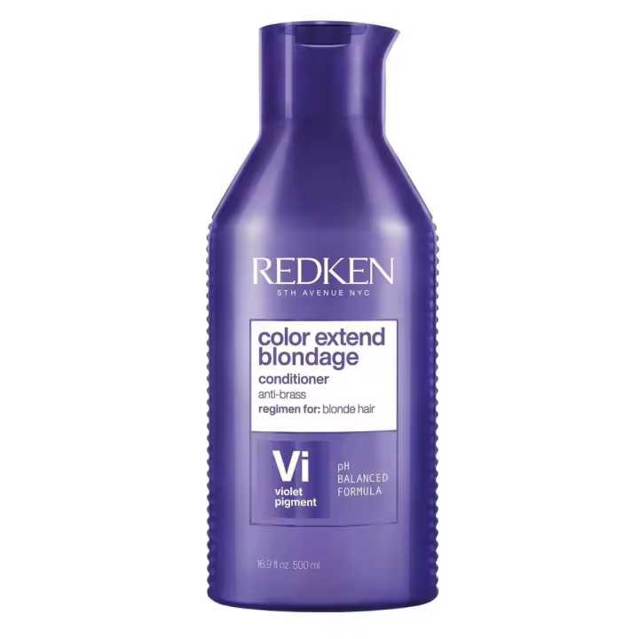 Redken | Color Extend Blondage Acondicionador para un rubio mas brillante y fuerte. Acondicionador diseñado con pigmentos violeta que neutraliza los reflejos cálidos indeseados y devuelve a tu melena un rubio perfecto. Mantiene el color radiante. - 1