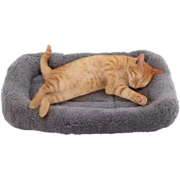 Cama para gatos Cama para gatitos Acogedora y suave Cama para mascotas pequeñas con cojín lavable para gatos - 1