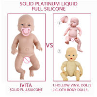 Muñeca Bebé Reborn De Silicona IVITA 14 Pulgadas Coco Sin Pintar Con Pacificador Magnético Muñeca Realista Para DIY Y Juegos Educativos Para Niñas - details 3
