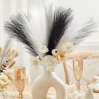 9Pcs Pampas De Poliéster Artificiales Decoración De Flores Silken Para Bodas Y Fiestas Arreglo Floral Para Hogar Y Jardín - details 9