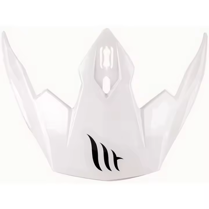 Visera de casco de moto District/streetfighter Solid Blanco Mt Helmets - 1