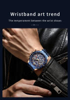 Reloj De Pulsera De Cuarzo LIGE Para Hombre Lujo Acero Inoxidable Deportivo Casual Cronógrafo Resistente Al Agua Con Clavija Oculta - details 9