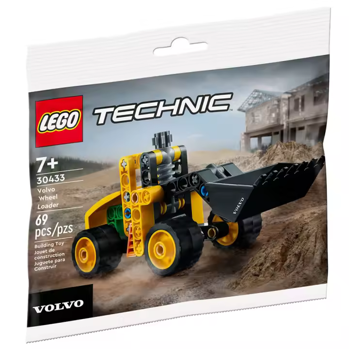 LEGO TECHNIC - CARGADORA DE RUEDAS VOLVO, 30433, TIENDA CON LICENCIA OFICIAL - 1