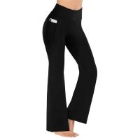 Pantalones De Yoga Para Mujer Con Cintura Alta Y Acolchados De Otoño E Invierno Estilo Hornudo Fleece-Lineado Pantalones De Fitness Y Deporte Slimming Para Modelar La Cadera - details 3