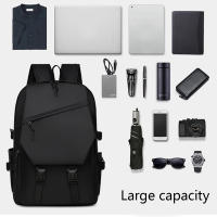 Mochila multifuncional de de de gran capacidad para estudiantes, mochila ordenador estilo minimalist - details 3
