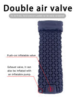 Alfombra De Dormir Para Acampar Al Aire Libre Plegable Con Almohadas Ultraligera Inflable Para Viajes Y Senderismo Matrícula De Natación En La Playa - details 13